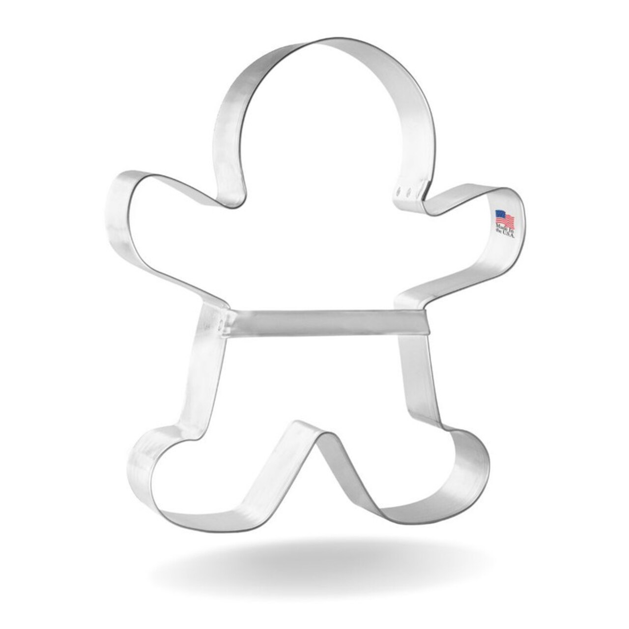 CookieCutter.com Large Gingerbread Man Cookie Cutter 5.5 in with Sturdy Brace, Made in the USA